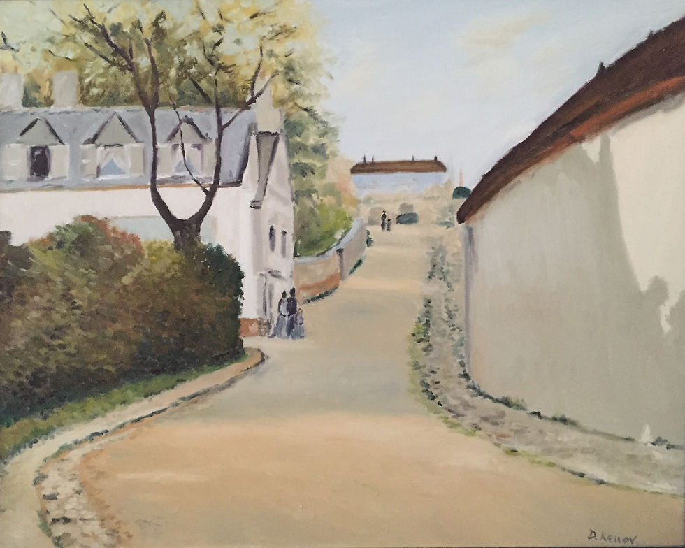 Landscape Reproduction of Sisley