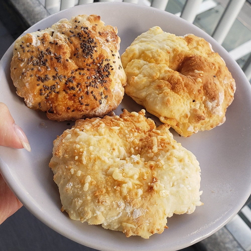 2 Ingredient AirFryer Bagels