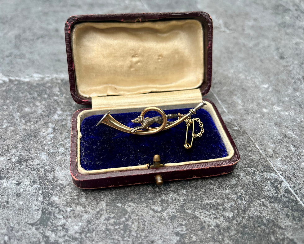 15ct gold Stock Pin - 'Rapture'