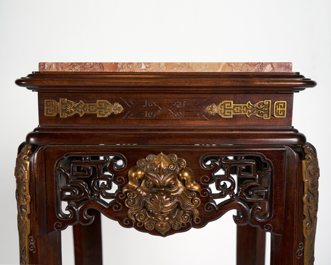 Fine Pair of Artisan Style Square Pedestals