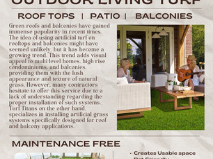 Patios, Roofs and Balcony Turf