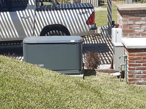 Generadores de la marca PRAMAC que utilizan gas como combustible.