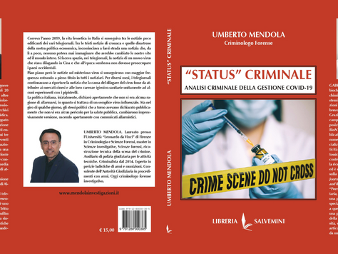 Il criminologo forense investigativo Umberto Mendola presenta “Status” Criminale