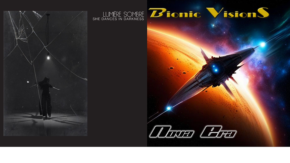 copertine cd Lumière Sombre e Bionic Visions
