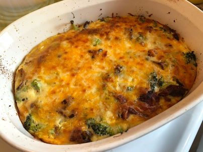 Broccoli & Bacon Breakfast Casserole
