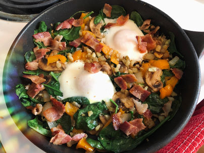 Breakfast Cauliflower Hash
