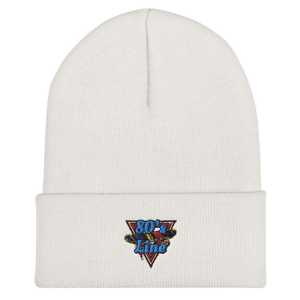 Thumbnail: 80's Line Cuffed Beanie