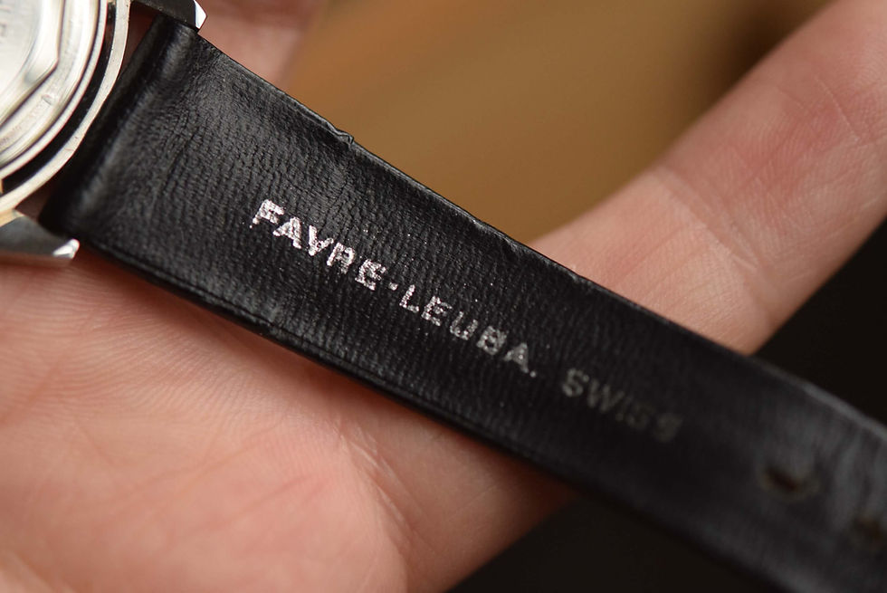 Thumbnail: NOS 1960s Favre-Leuba Harpoon with Bracelet & Box
