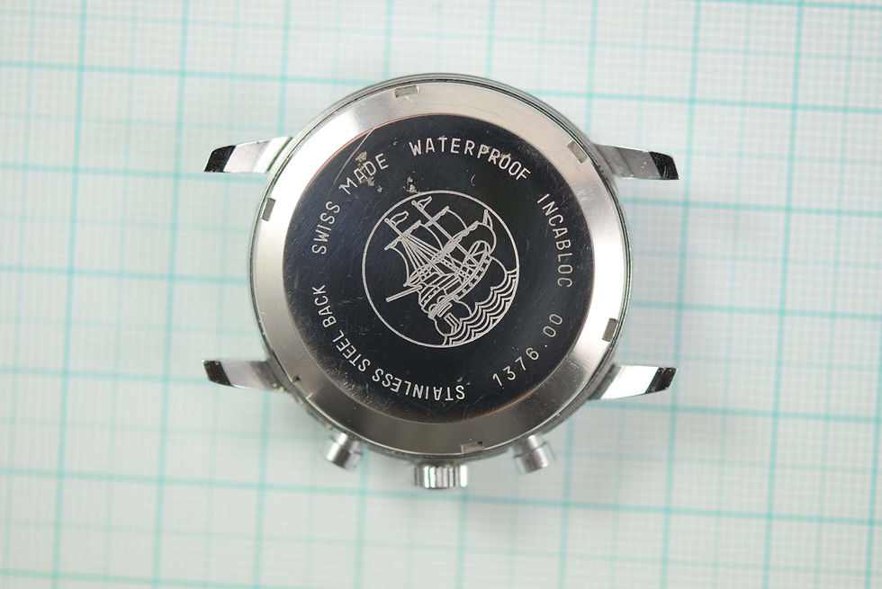 Thumbnail: Rare 60s Gigandet Exotic Panda Chronograph