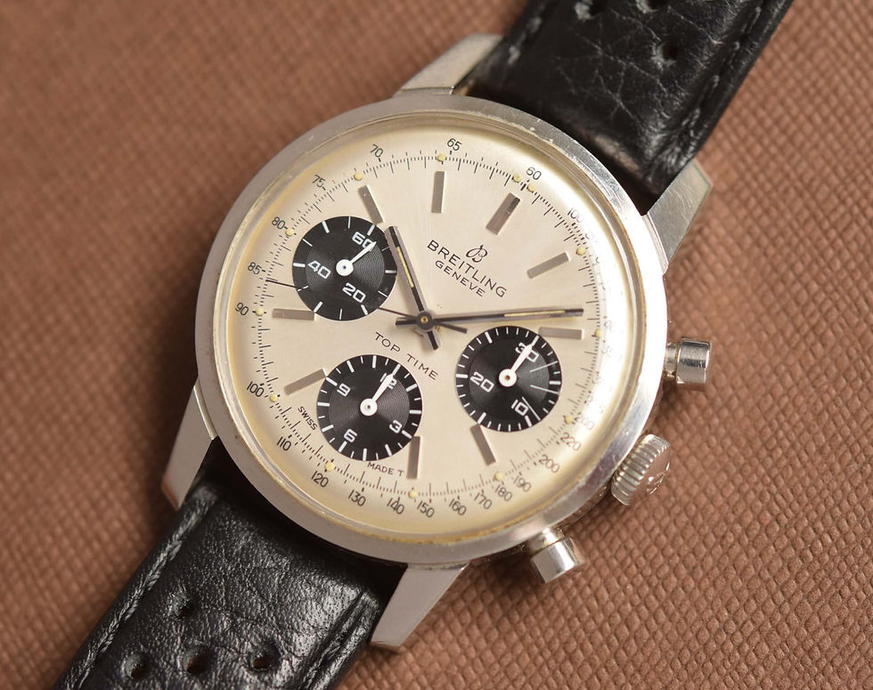 Thumbnail: 1971 Breitling Toptime 810 Panda Chronograph
