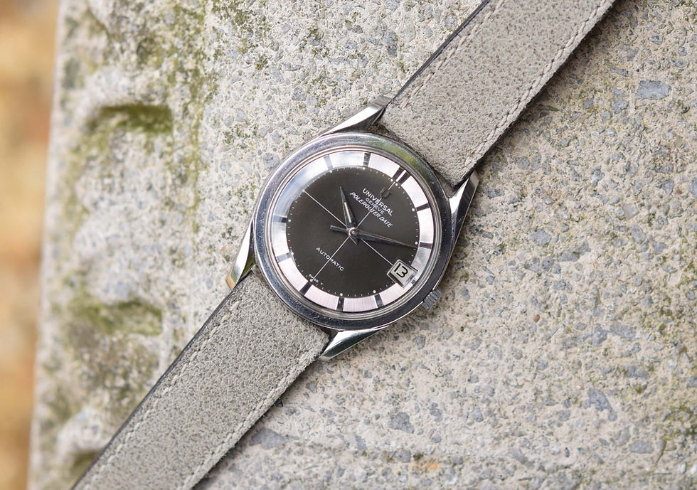 Thumbnail: Universal Geneve Polerouter Date Olive / Slate Grey