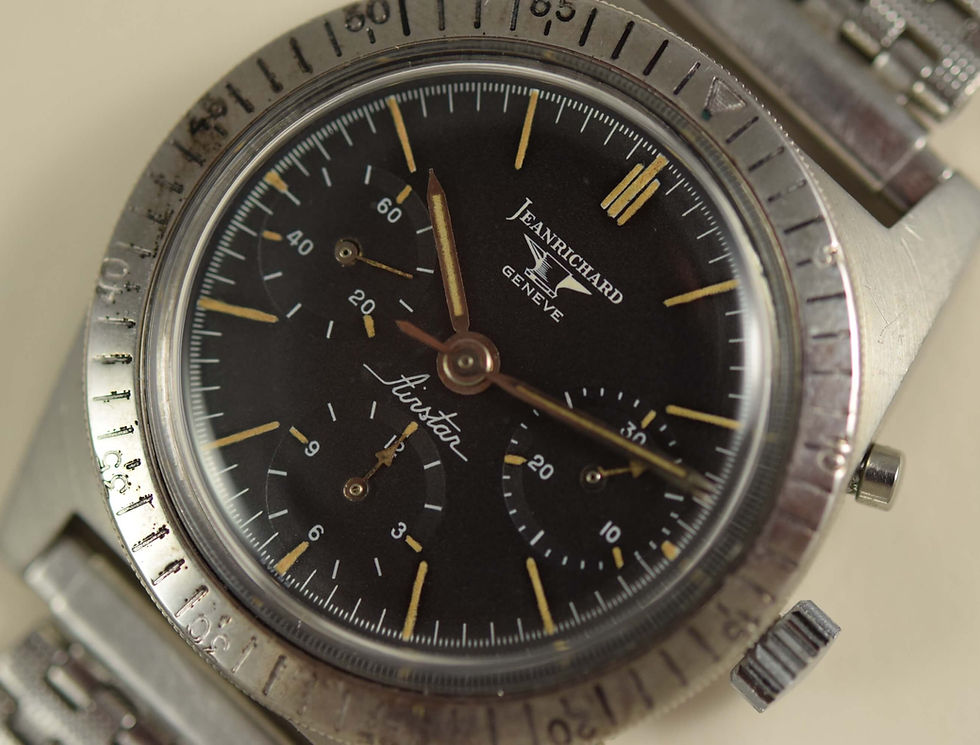 Thumbnail: 1960s Jean Richard Airstar Chronograph