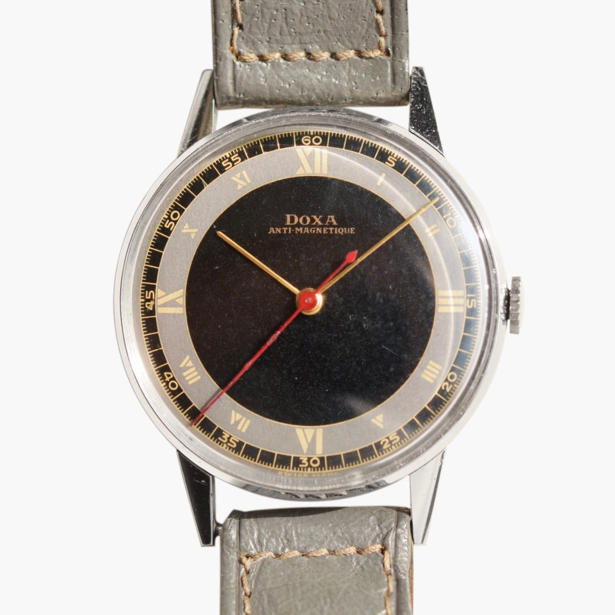 NOS 1940s Doxa Antimagnetique Two-Tone