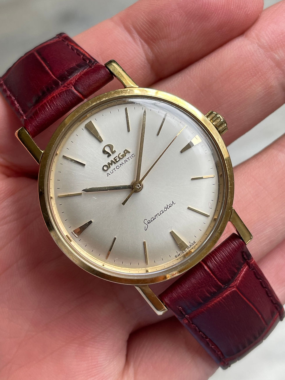 Thumbnail: 1961 18K Omega Seamaster Automatic Watch