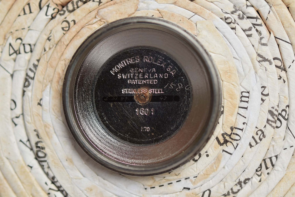 Thumbnail: 1970 Rolex Datejust 1601 Polar "Doorstop" Markers