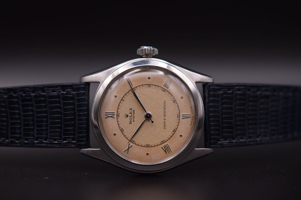 Thumbnail: 1946 Rolex Oyster "Shock Resisting" Ref. 4499