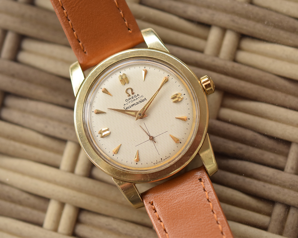 Thumbnail: 1950s Omega Seamaster Honeycomb Bumper 2577