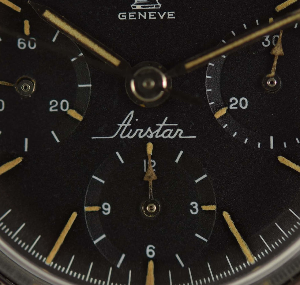 Thumbnail: 1960s Jean Richard Airstar Chronograph