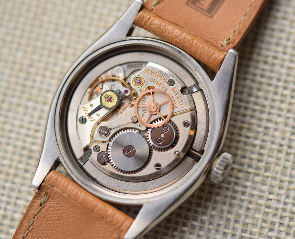 Thumbnail: 1955 Rolex Oyster Precision Honeycomb Dial 6422