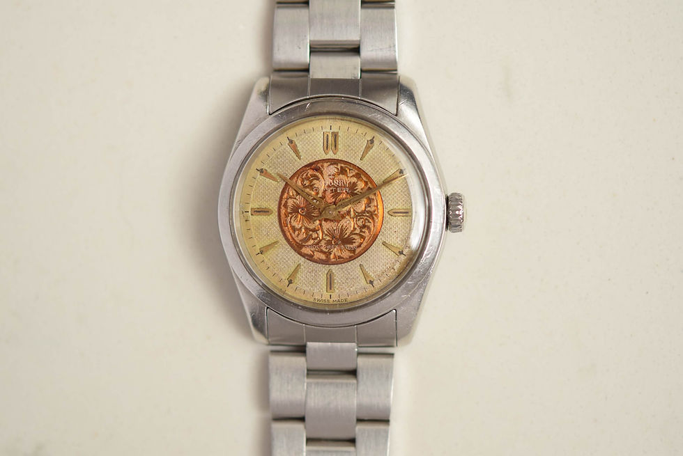 Thumbnail: 50s Tudor Oyster 7904 Enamel Dial