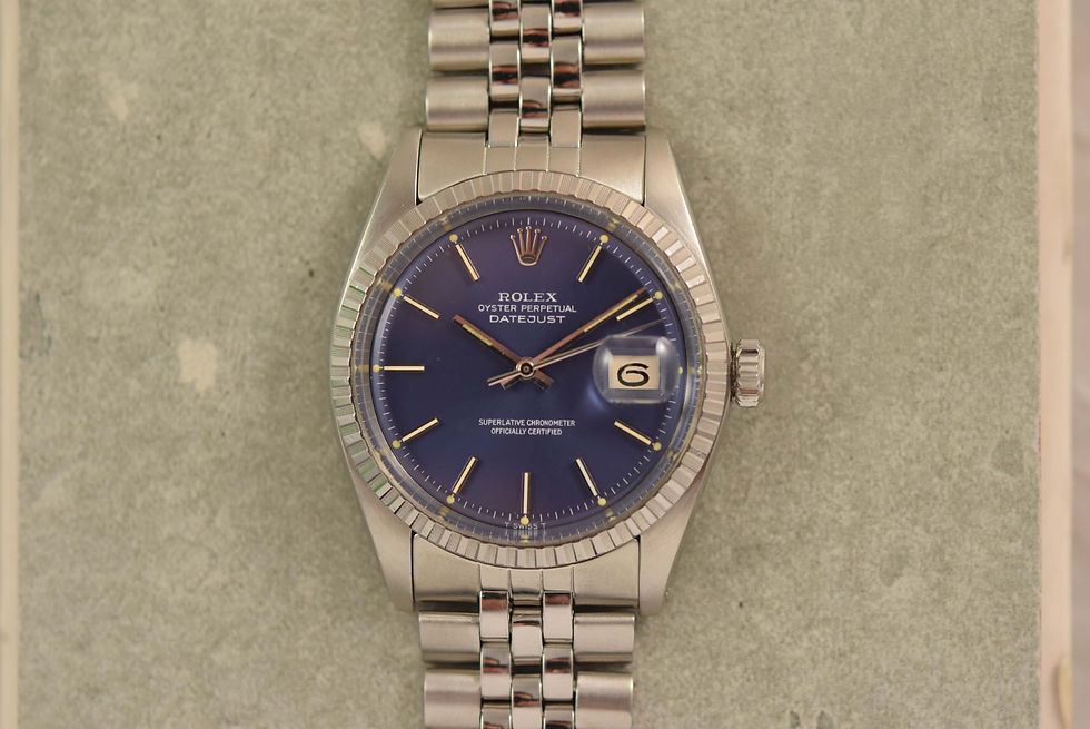 Thumbnail: 1973 Rolex Datejust 1603 Blue Denim