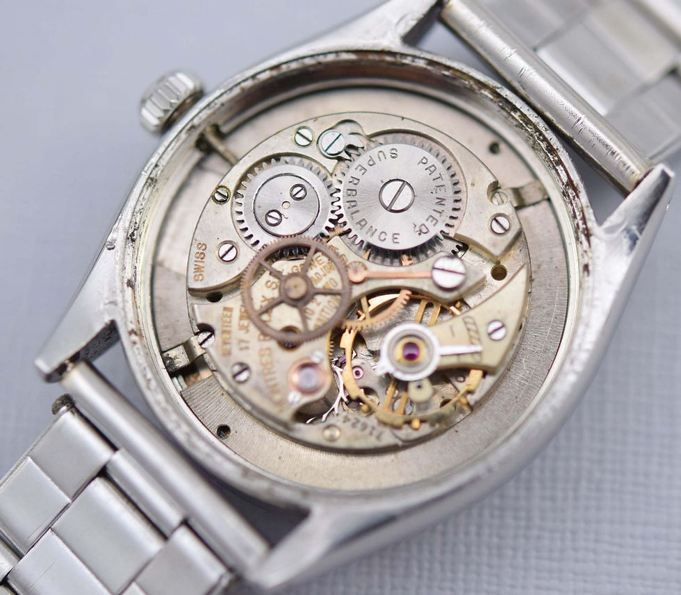 Thumbnail: 1954 Rolex Precision Honeycomb Roulette Date