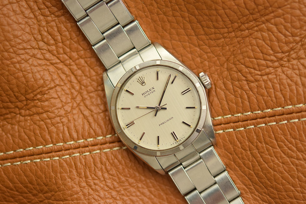 Thumbnail: 1969 Rolex Oyster Precision 6424 Brushed Silver