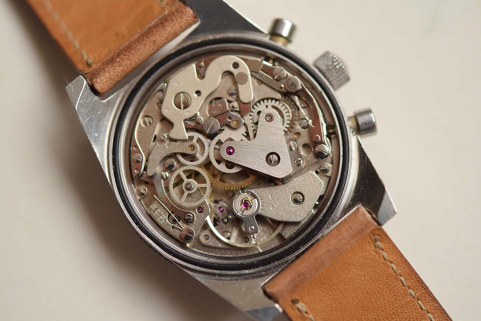 Thumbnail: 1960s Kelek Grey Panda Chronograph