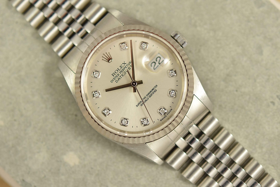Thumbnail: Rolex Datejust 16234 Factory Diamond LNOS