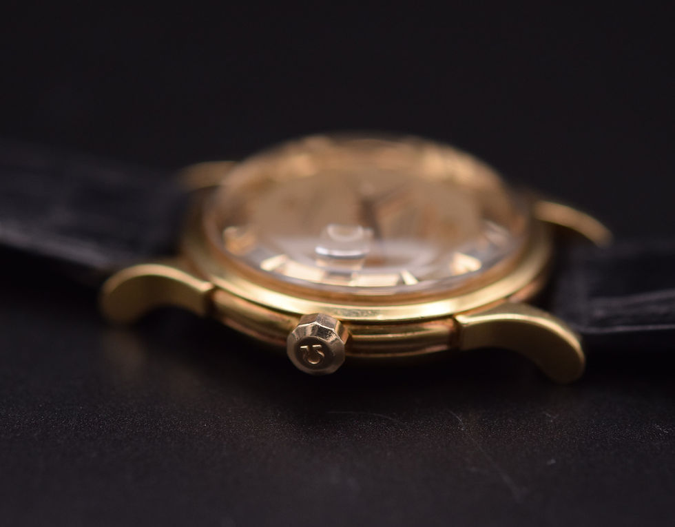 Thumbnail: 1958 Omega Deluxe Stepped Dial Constellation Calendar
