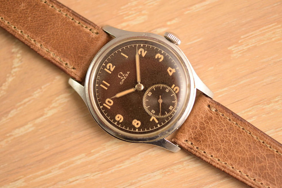 Thumbnail: 1940s Omega Suveran Tropical Dial 2400-2