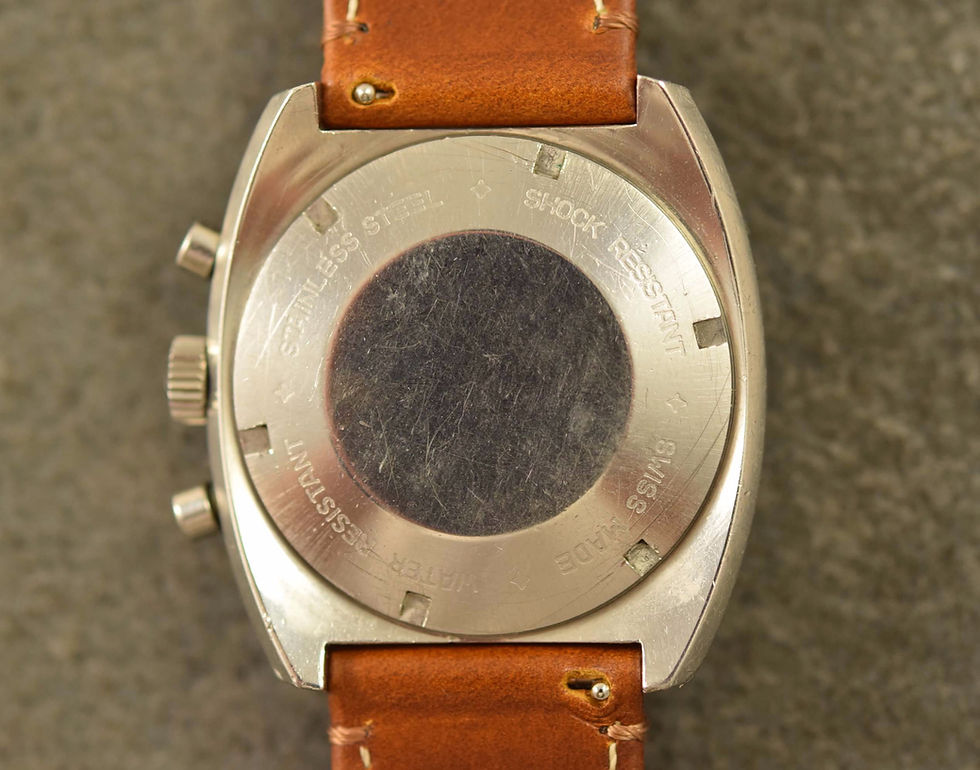 Thumbnail: 1970s Bucherer Tropical Panda Chronograph