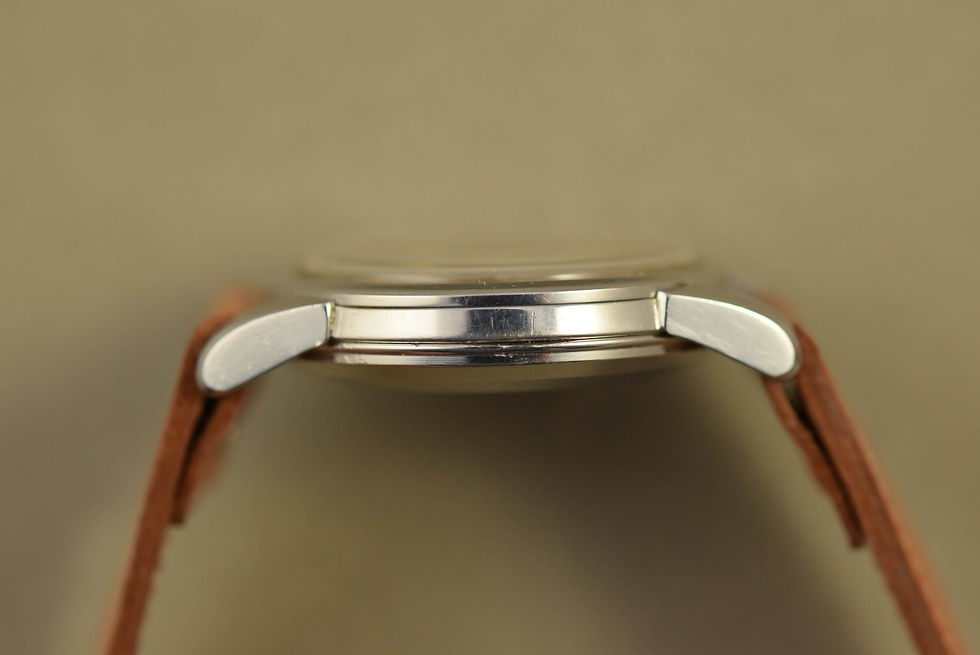 Thumbnail: 1954 Omega Seamaster Breguet Wood Effect Dial