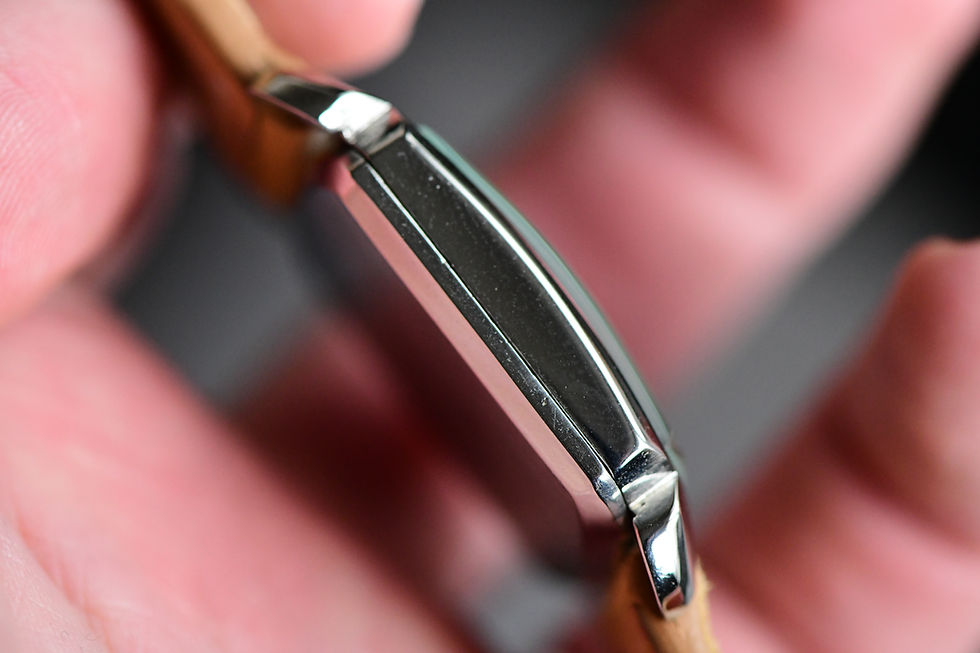 Thumbnail: 1951 Omega Carrè Jumbo Black Dial Bumper