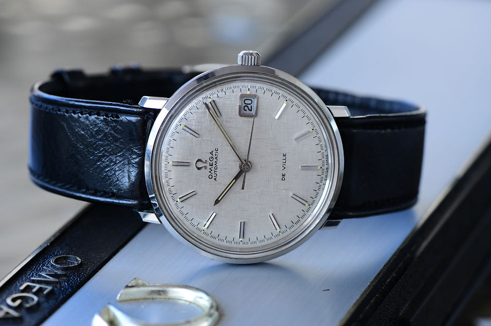 Thumbnail: 1969 Omega De Ville Linen 166.0032 Full Set