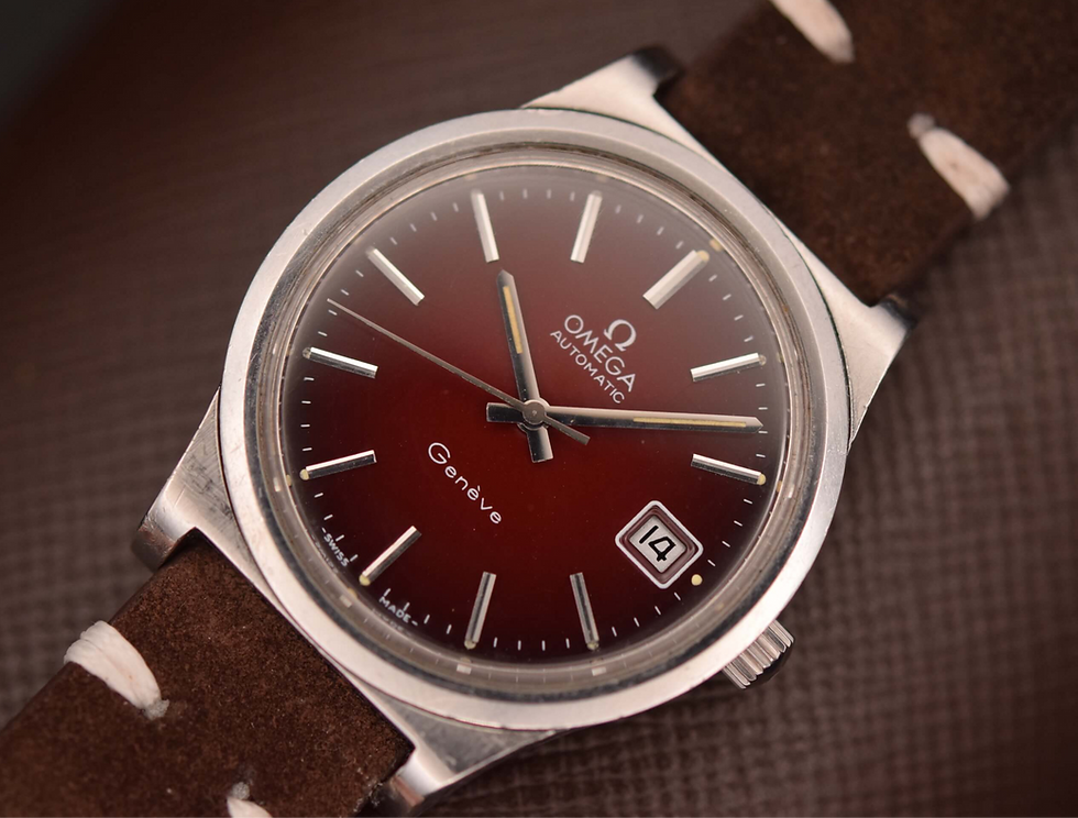 Thumbnail: 1973 Omega Genève Automatic Oxblood Dial