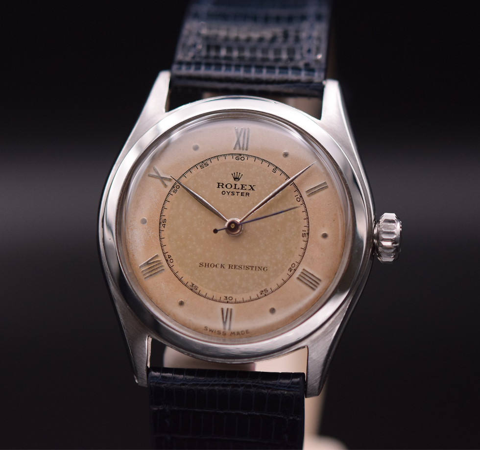 Thumbnail: 1946 Rolex Oyster "Shock Resisting" Ref. 4499