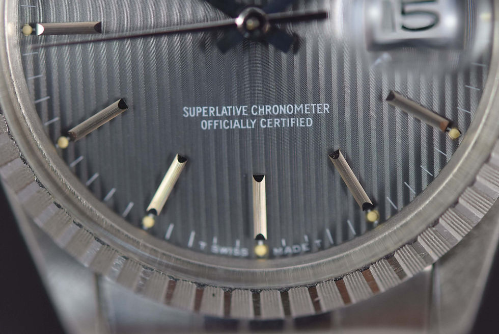 Thumbnail: 1985 Rolex Datejust Grey Tapestry 16030