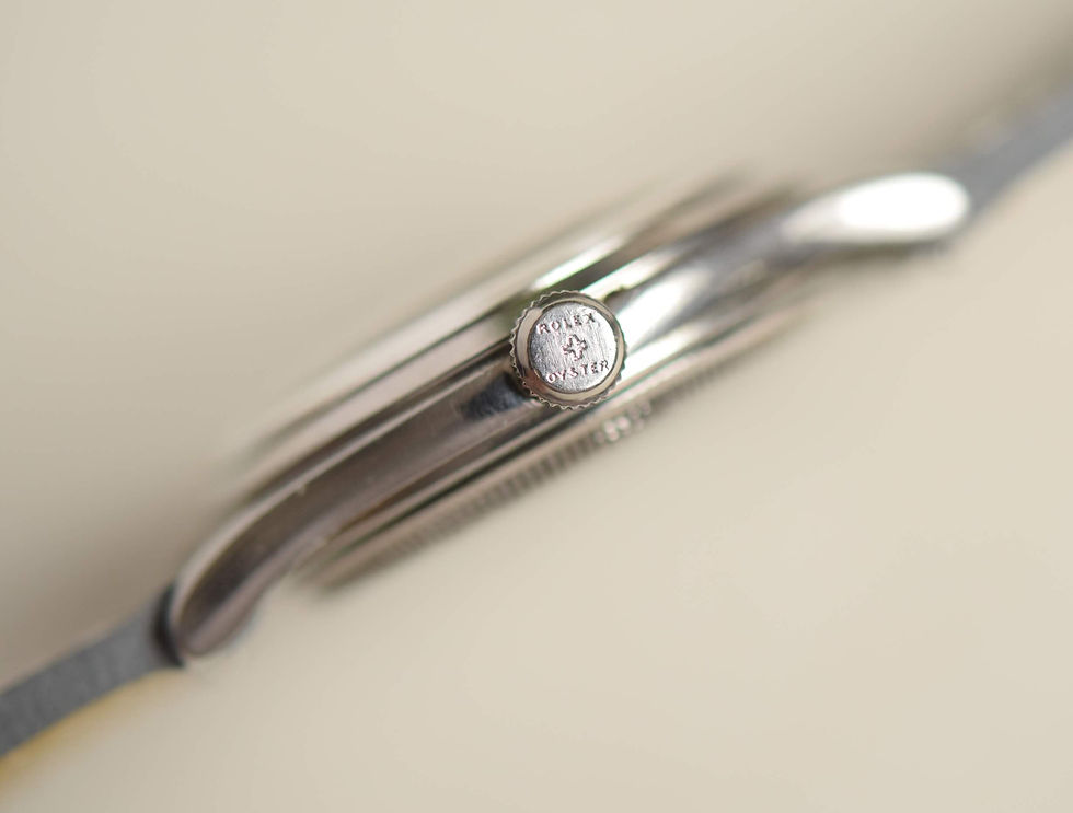 Thumbnail: Beautiful 1950s Tudor Oyster Auto Bumper Rare