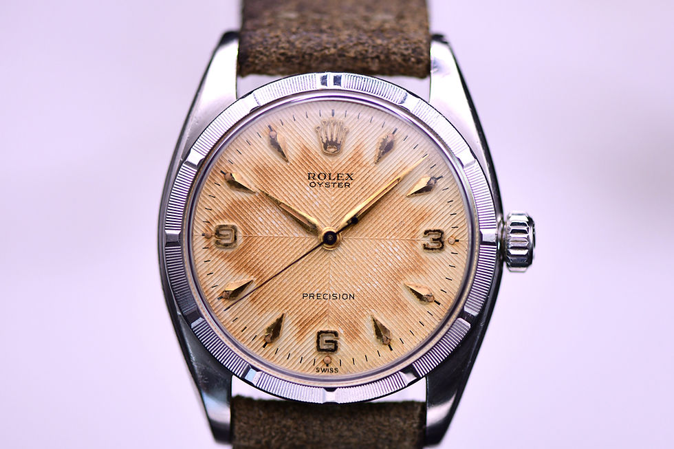 Thumbnail: 1956 Rolex Oyster Maple Leaf Chevron Dial