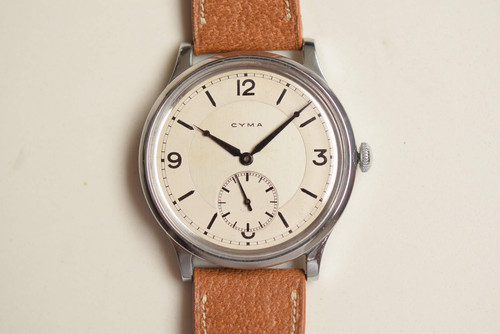 1940s Cyma Oversized Deco Calatrava | vision