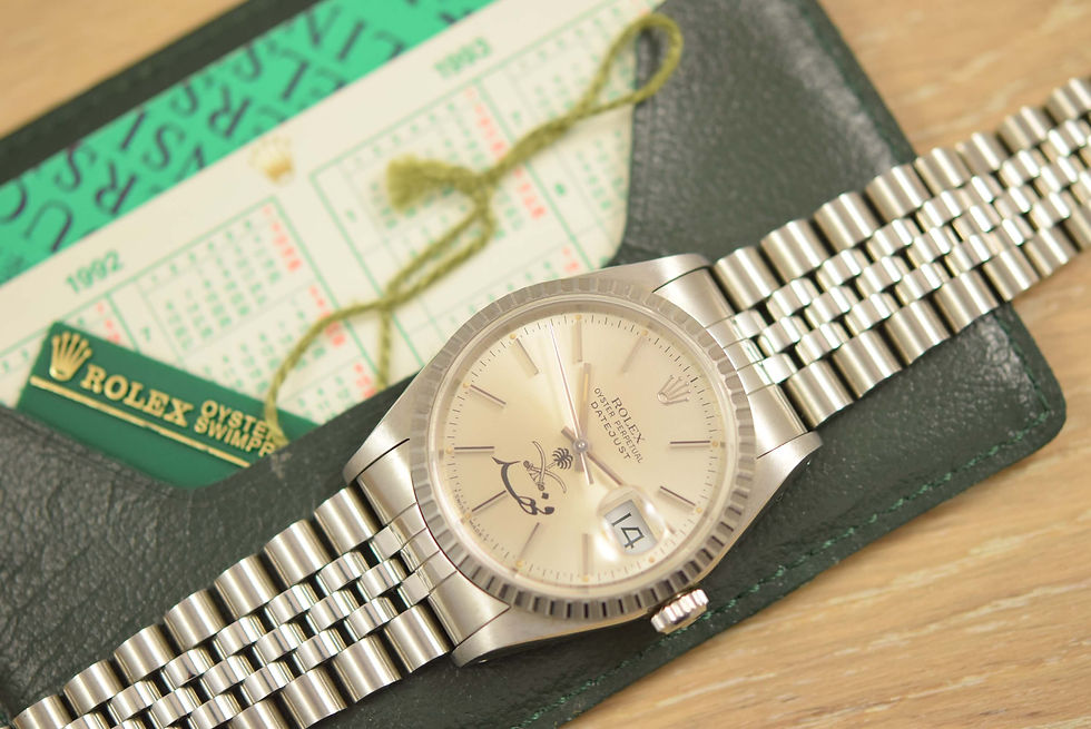 Thumbnail: NOS Rolex DJ 16620 King Fahd Saudi B&Ps