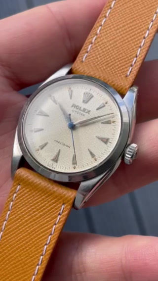 Thumbnail: 1955 Rolex Oyster Precision Honeycomb Dial 6422