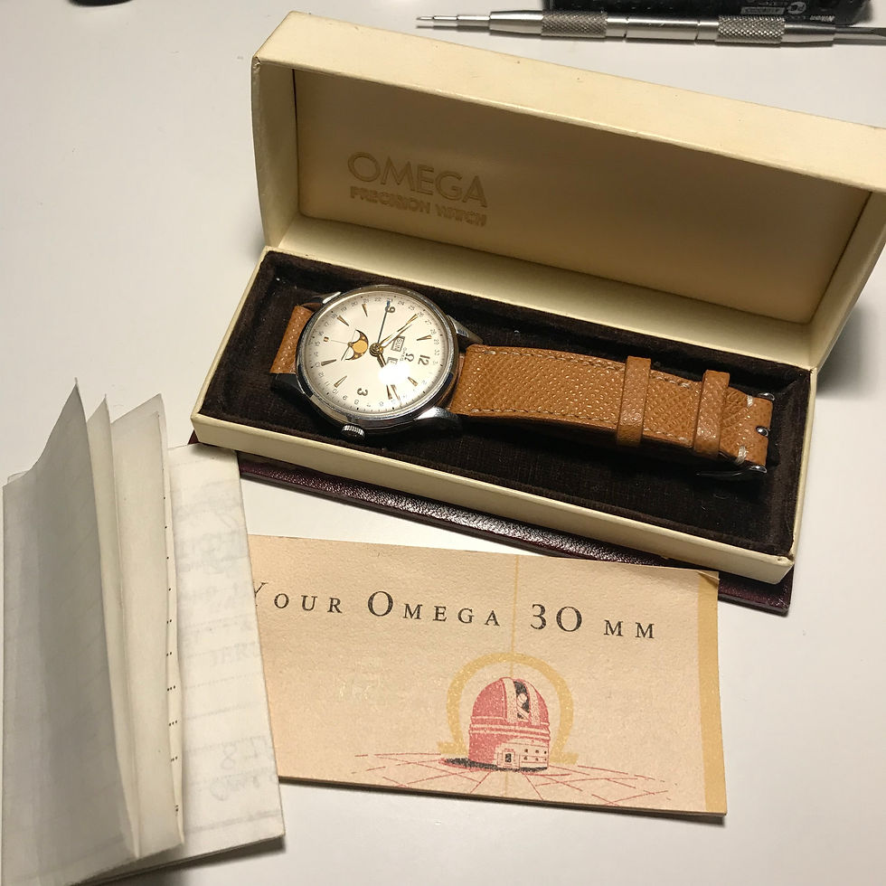 Thumbnail: 1947 Omega Cosmic Moonphase Jumbo 2486-1