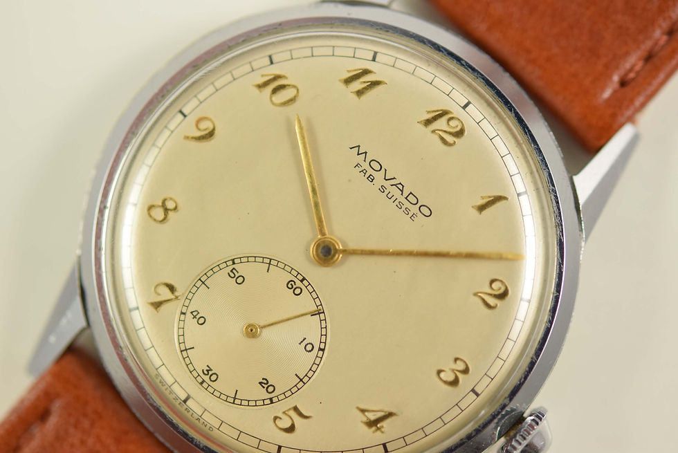 Thumbnail: 1950s Movado Oversize Fab Suisse Breguet