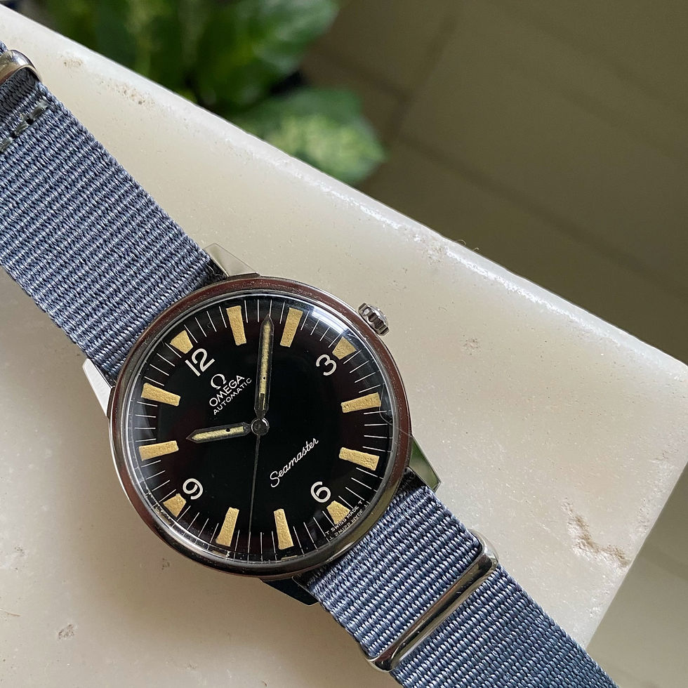 Thumbnail: 1965 Omega Seamaster Military Dial 165.002