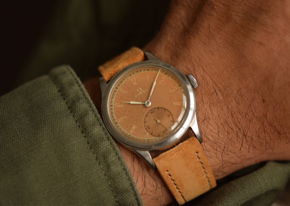 Thumbnail: 1939 Omega 30T2 Art Deco Caramel Patina 