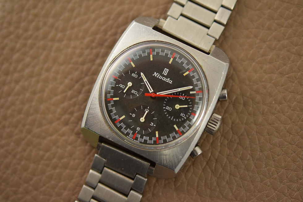 Thumbnail: 1970's Nivada "Racing Dial" Chronograph