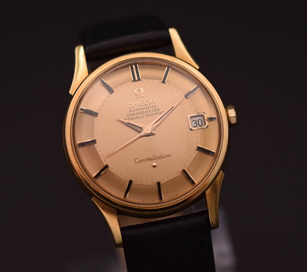 Thumbnail: 1963 18K Omega Constellation Deluxe Dresswatch