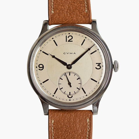 1940s Cyma Oversized Deco Calatrava | vision